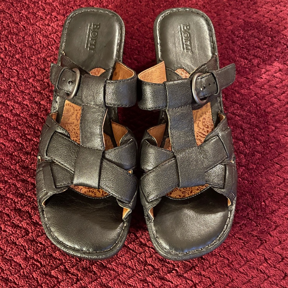 ☑️Børn Leather Sandals - Size 11- 43 EU - Picture 2 of 10